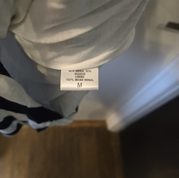 ALC Twisty T Midi Or Mini Ruched Striped Dress - Picture 8 of 9